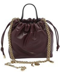Chloé - Borsa A Tracolla Mini E Icons Rossa Bruciata - Lyst