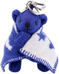 Burberry - Wool Key Ring With Thomas Bear - Lyst