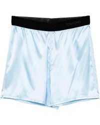 Tom Ford - Satin Shorts - Lyst