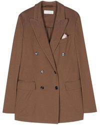 Circolo 1901 - Double-breasted Pique Jacket - Lyst