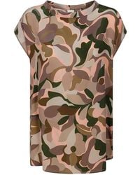 Aspesi - Abstract-Print Blouse - Lyst
