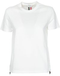 Thom Browne - Rwb Stripe Relaxed T-Shirt - Lyst