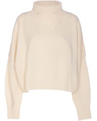 Loulou de Saison - Luke Stand Collar Sweater - Lyst