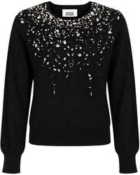 Alpha Studio - Crew Neck Sweater - Lyst