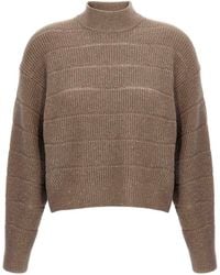 Brunello Cucinelli - Sequin-Embellished Sweater - Lyst