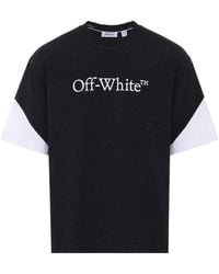 Off-White c/o Virgil Abloh - Negative Big Bookish Skate T-Shirt - Lyst