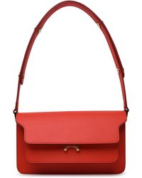 Marni - Small Trunk Bag In Leather - Lyst