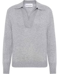 EMERSON RENALDI - Deep Polo-Collar Sweater - Lyst