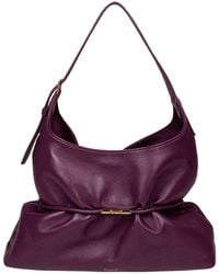 Balmain - Sphynx Medium Bag Merlot Color - Lyst
