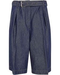 Dries Van Noten - Peaches Bis Shorts Denim - Lyst