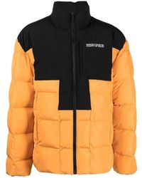 Marcelo Burlon - Logo Cross Block Puffer Jacket - Lyst