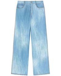 Ermanno Scervino - Jeans Print Trousers - Lyst