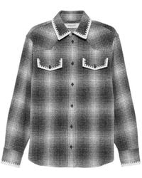 Golden Goose - 'Journey' Oversize Shirt With Designed 'Yokes' Patch Pockets - Lyst