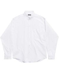Balenciaga - L/S Large Fit Shirt - Lyst