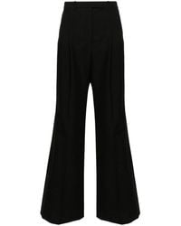 Givenchy - High-Waist Palazzo Trousers - Lyst