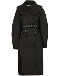 Ganni - Duchesse Nylon Trenchcoat - Lyst