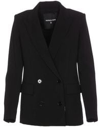 Patrizia Pepe - Double Breast Essential Jacket - Lyst