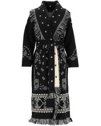 Alanui - Wool Bandana Coat - Lyst