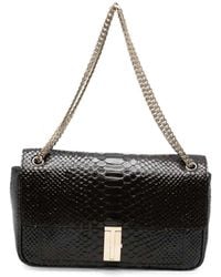 Tom Ford - Semi Shiny Printed Python Chain Shoulder Bag - Lyst