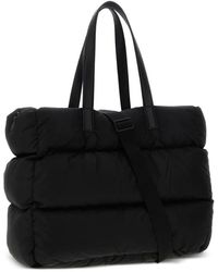 Moncler Aq Drawstring Tote Bag in Black for Men | Lyst