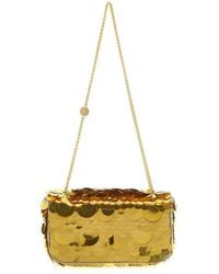 Rabanne - Sparkle Baguette Mini Shoulder Bag - Lyst