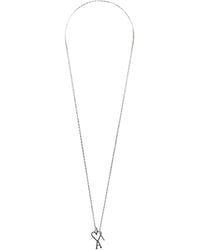 Ami Paris - Collana Con Logo Ami De Coeur - Lyst