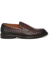 Doucal's - Woven Leather Loafer - Lyst