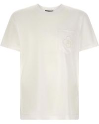 Dolce & Gabbana - Openwork Logo T-Shirt - Lyst