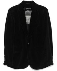Circolo 1901 - Velvet Single-Breasted Jacket - Lyst