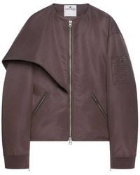 Courreges - Bomber With Oversized Bow - Lyst