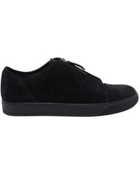 Lanvin - Suede Dbb1 Zip Sneakers - Lyst