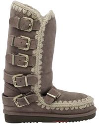 Mou - Eskimo Buckle Strap Boots - Lyst