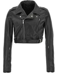 Rick Owens - Cropped Luke S Stooges Jacket - Lyst