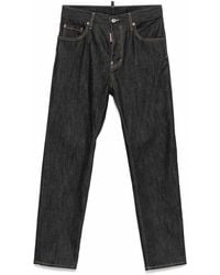 DSquared² - Cotton Jeans With Contrast Stitching - Lyst
