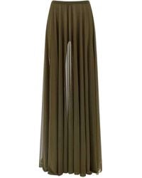 Norma Kamali - Pleated Skirt - Lyst