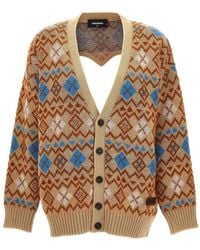 DSquared² - 'Heart Vintage Shetland' Cardigan - Lyst