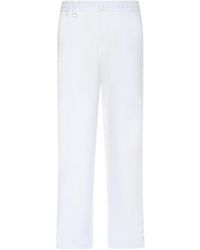 Laminar - Cotton And Nylon Twill Trousers - Lyst
