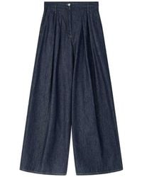 Dries Van Noten - Wide Pleated Jeans - Lyst