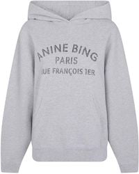 Anine Bing - Harvey Sweatshirt Paris Stencil - Lyst