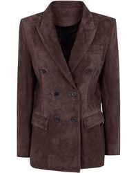 Seventy - Suede Jacket - Lyst