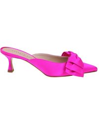 Roberto Festa - Satin Mule With Bow - Lyst