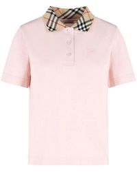 Burberry - Imogen Cotton Polo Shirt - Lyst