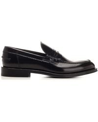 Corvari - Brushed Leather Penny Loafer - Lyst