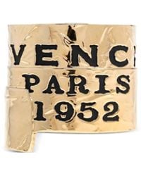 Givenchy - Tape Textured Metal Cuff Bracelet - Lyst
