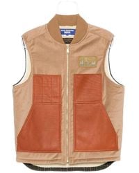 Junya Watanabe - Leather Panels Vest - Lyst