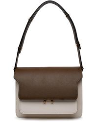 Marni - Medium Trunk Bag In Multicolored Leather - Lyst