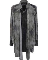 Ziggy Chen - Drape Long Shirt - Lyst