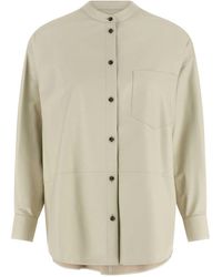 Yves Salomon - Leather Shirt - Lyst