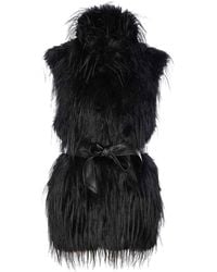 Pinko - Neva Faux Fur Vest - Lyst