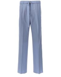 Lanvin - Front Pleat Pants - Lyst